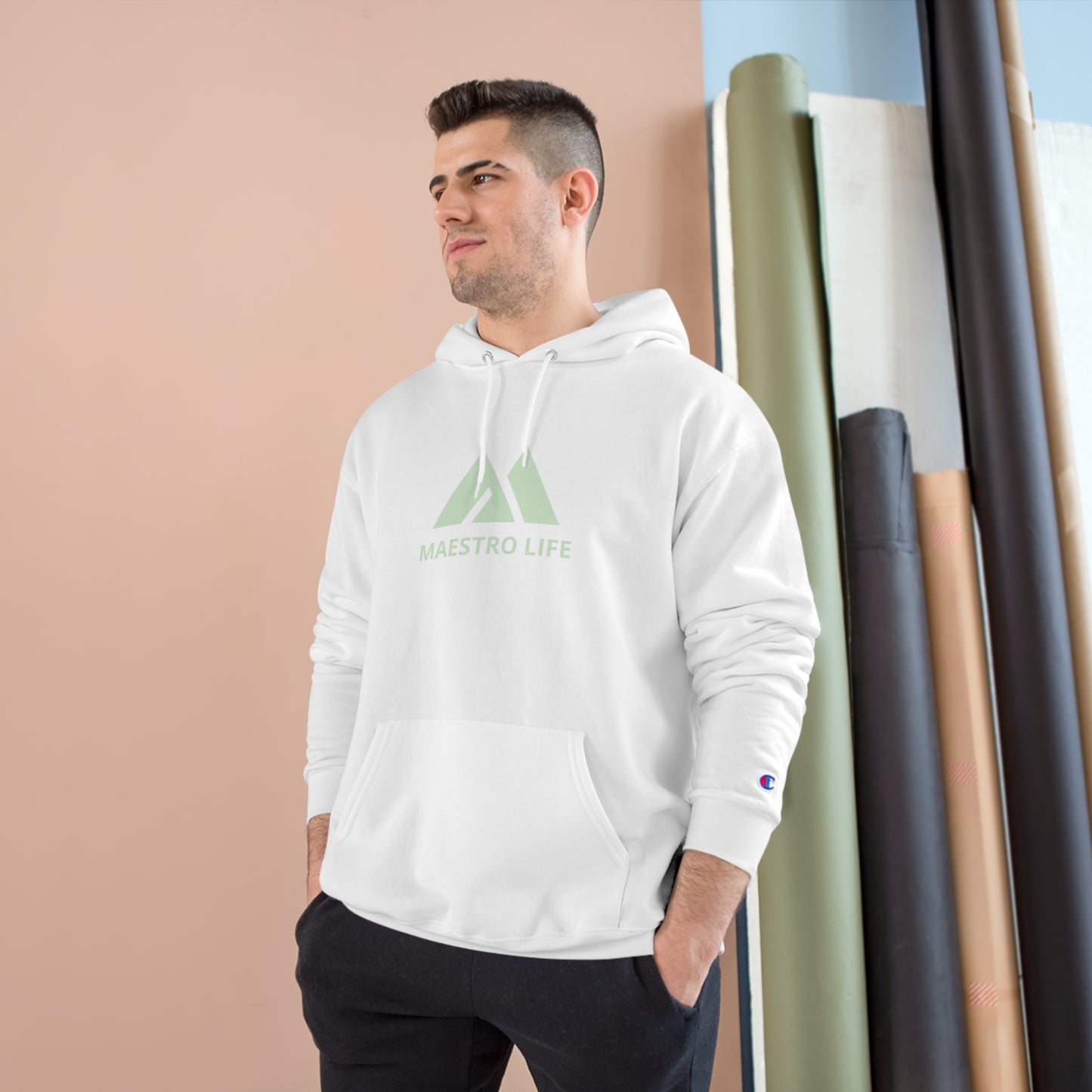 Maestro Life - Normal is Boring Champion Hoodie