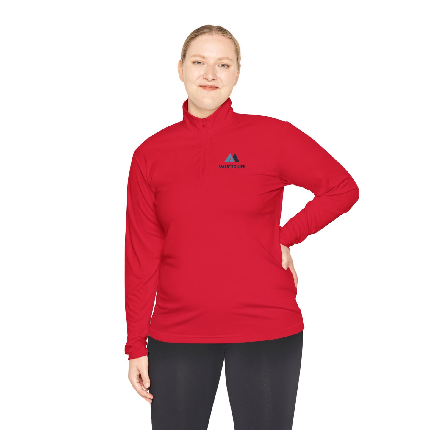 Maestro life 1/4 zip gym top