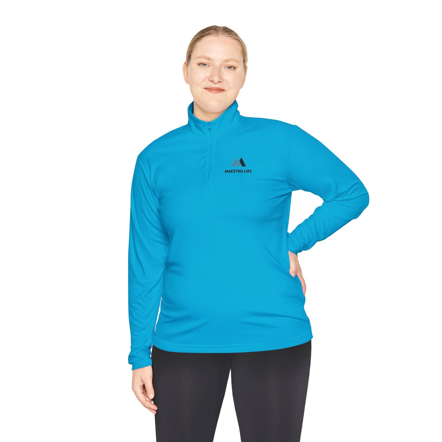 Maestro life 1/4 zip gym top